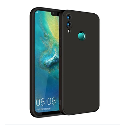 Picture of For Huawei Y9 2019 Liquid Silicone Soft Back Cover Gel Rubber Shockproof Cover Phone Case