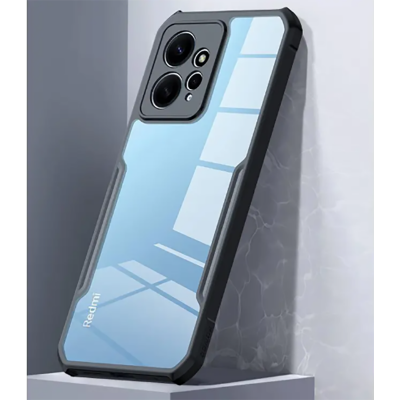 Picture of Redmi Note 12 4g Back Cover ShockProof Airbinger Longlasting Clear Transparent Hard Case With Camera Bump Protection Xiaomi Redmi Note 12 4g