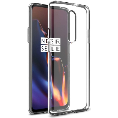 Picture of OnePlus 7 Pro (1+7 Pro) Luxury Crystal Clear Soft Slim Gel Silicone Tpu Back Cover Case Camera Phone Back Cover