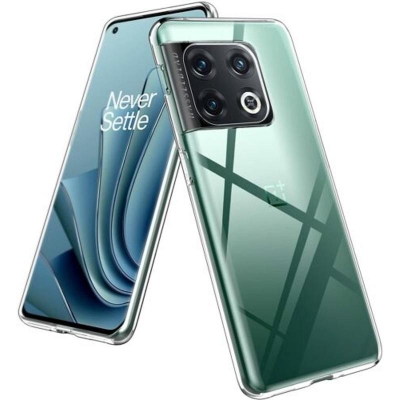 Picture of For oneplus 10 Pro (1+ 10 pro) Premium Silicone Case Crystal Clear Soft TPU Ultra-Thin Transparent Flexible Protective Mobile Phone Back Cover