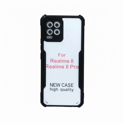 Picture of For Realme 8 / Realme 8 Pro shockproof Transparent PC TPU Bumper Military Grade Rugged case Built For Best Quality And Long Term Use