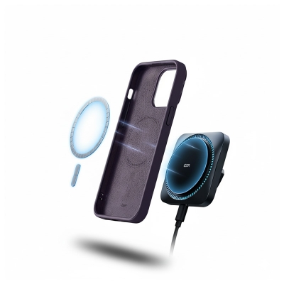 Picture of ESR Cloud Kickstand Case with MagSafe for iPhone 14 Series [Deep Purple]