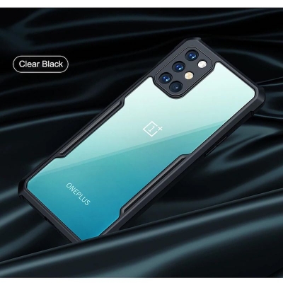 Picture of For OnePlus 9R (1+9R) Cushion Back Clear Transparent Hard Cover Casing