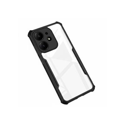 Picture of For Tecno Spark 10C / Tecno Spark 10 Edge-Reinforced Shockproof Cushion Back Clear Hybrid Transparent Hard Cover Casing