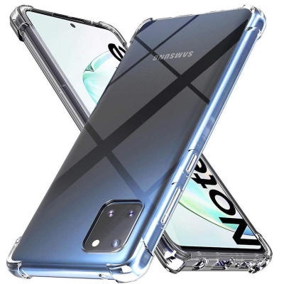 Picture of Samsung Galaxy A81/Note 10 Lite/M60s Premium Silicone Case Crystal Clear Soft TPU Ultra-Thin Transparent Flexible Protective Mobile Phone Back Cover