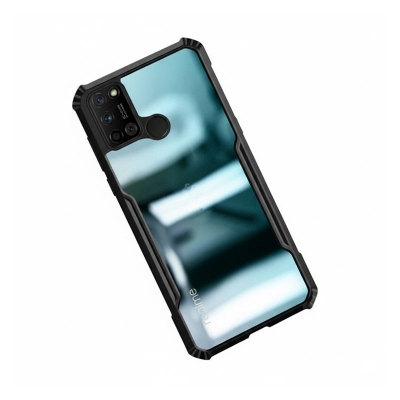 Picture of For Realme 7i / Realme C17 Mobile Cover Edge-Reinforced Shockproof Cushion Back Clear Hybrid Transparent Hard Cover Casing