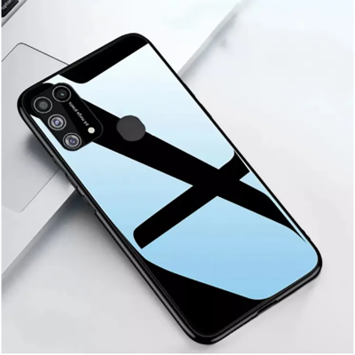 Picture of For Samsung Galaxy M31 Glass Case Tempered Glass Protector Casing Glass Back Phone Cover - মোবাইল ফোন - Phone - Phone - Camera