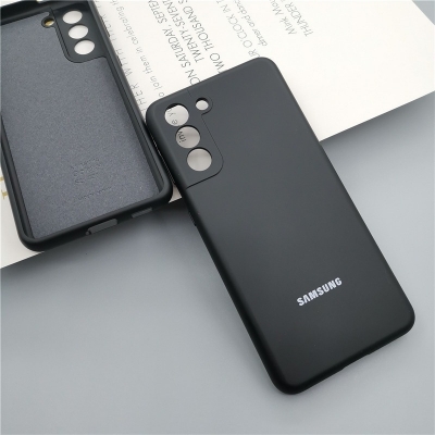 Picture of For Samsung Galaxy S21 FE  Soft Case Smooth Environmentally Friendly Round Edge Camera Bumper Protective Silicone Back Cover Phone Cases for Samsung Galaxy S21 FE