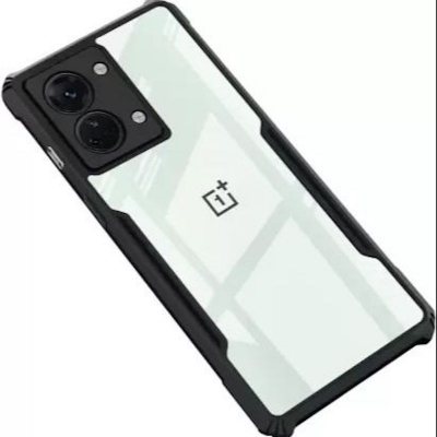 Picture of For Oneplus Nord 2T 5G (Transparent, Black) - Camera - Phone Back Cover