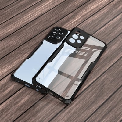 Picture of For Samsung Galaxy A23 5G Edge-Reinforced Shockproof Cushion Back Clear Hybrid Transparent Hard Cover Casing
