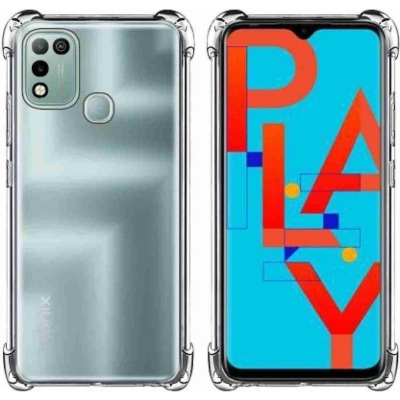 Picture of For Infinix Hot 10 Play / Hot 11 Play Premium Silicone Case Crystal Clear Soft TPU Ultra-Thin Transparent Flexible Protective Mobile Phone Back Cover