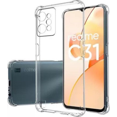 Picture of Realme C31 Camera Protection Premium Silicone Case Clear -Protective Mobile Phone Back Cover