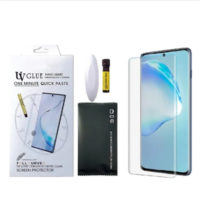 Picture of For Huawei P30 Pro Transparent UV Light Adhesive Tempered Glass Screen Protector