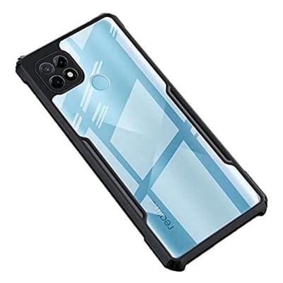 Picture of For Realme C25 / Realme C25s / Realme C12 / Narzo 30a Xundd Shockproof Cushion Back Clear Hybrid Transparent Hard Cover Casing