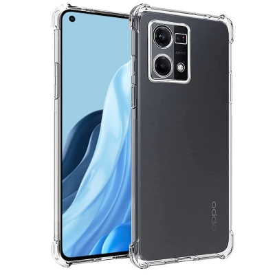 Picture of For Oppo F21 Pro 4G / Oppo F21S Pro Cushion Back Clear Sof Silicon Cover Casing