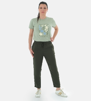 Picture of Pantoneclo Premium Quality Soft Comfortable Polyester Elasticated Adjustable Waist Ladies Palazzo / Trouser / Pajama