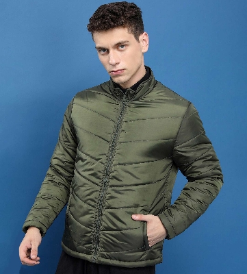 Picture of Pantoneclo Premium Quality Multicolor Men's Padding Jacket - Brick Red & Kalamata