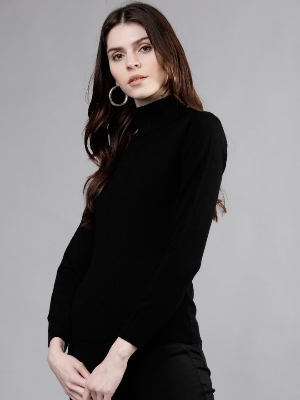 Picture of Pantoneclo Premium Quality Women's Multicolor High Neck Sweater