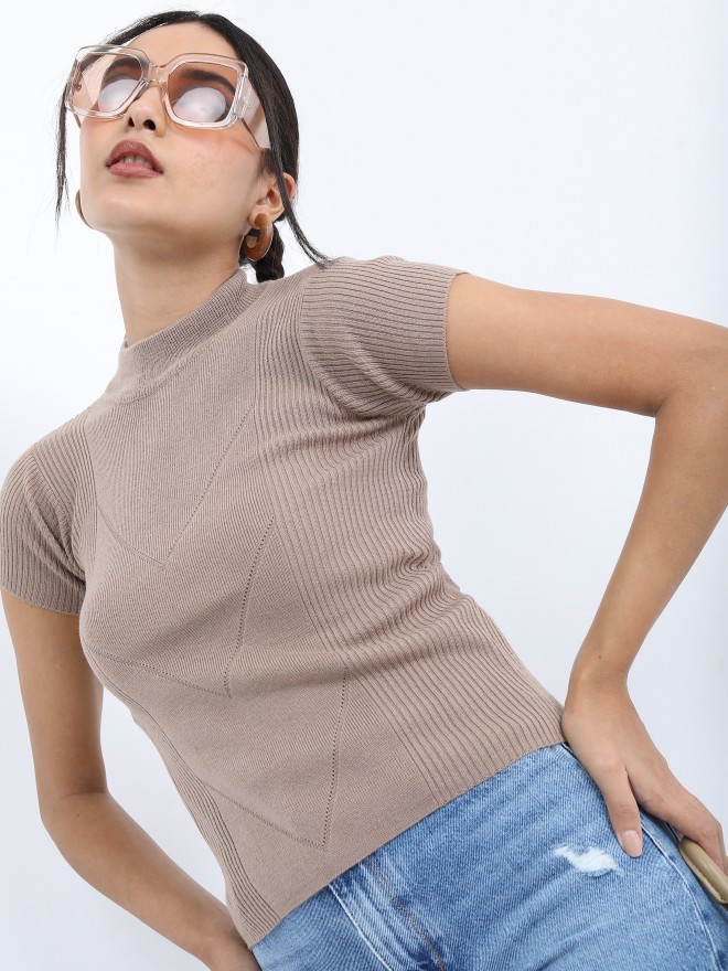 Picture of Pantoneclo Premium Quality Women's / Girl's Crew Neck Acrylic Wool Pullover T-Shirt Style Sweater