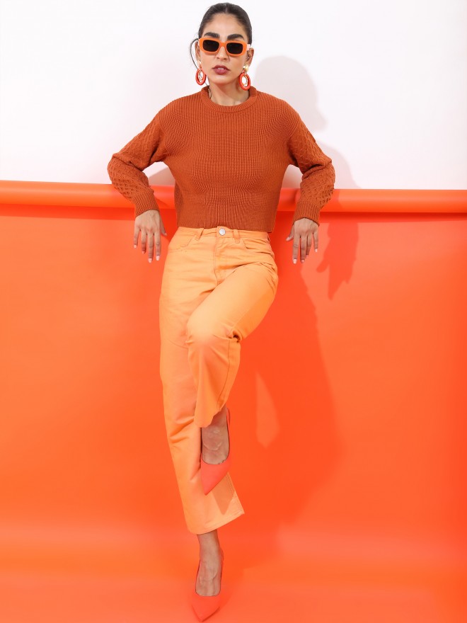 Picture of Pantoneclo Premium Women's / Girl's Round Neck Sweater / Cardigan