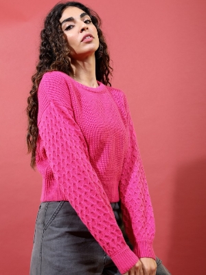 Picture of Pantoneclo Premium Women's / Girl's Round Neck Sweater / Cardigan