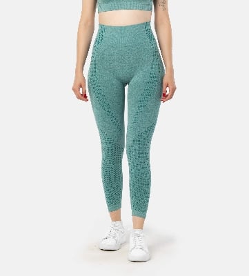 Picture of Leafletic Women’s Seamless Leggings | High-Waist Activewear Tights | Ultra Comfort Gym Wear, Yoga & Fitness Pants | Workout Outfit for Running & Training