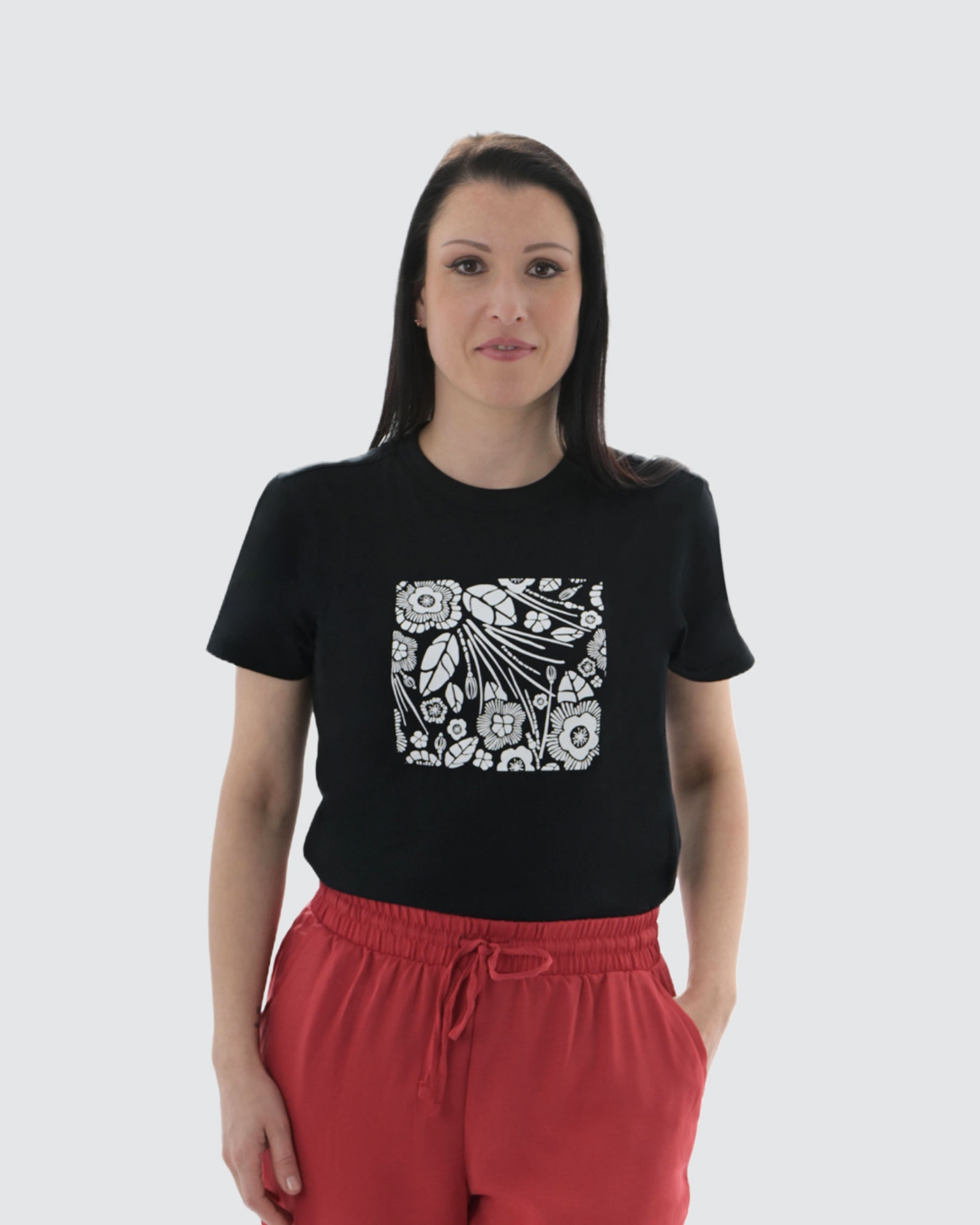 Picture of Leafletic Summer Vibe Soft Cotton Printed T-Shirt – Women’s Casual Summer Wear