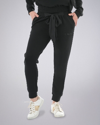 Picture of Leafletic Women’s Fashion Jogger Pants - Stylish Ribbon Waist, Elasticated Fit, Trendy Women’s Joggers