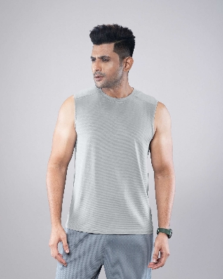 Picture of Pantoneclo Men’s Gym Vest | Sleeveless Sports T-Shirt | Breathable Fitness Tank Top | Stretchable Moisture-Wicking Activewear