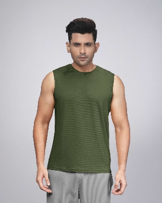 Picture of Pantoneclo Men’s Gym Vest | Sleeveless Sports T-Shirt | Breathable Fitness Tank Top | Stretchable Moisture-Wicking Activewear
