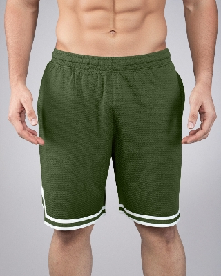 Picture of Pantoneclo Men's Gym Shorts | Lightweight & Breathable Athletic Shorts | Activewear & Workout Training Shorts with Pockets | Sportswear Shorts with Drawstring for Fitness