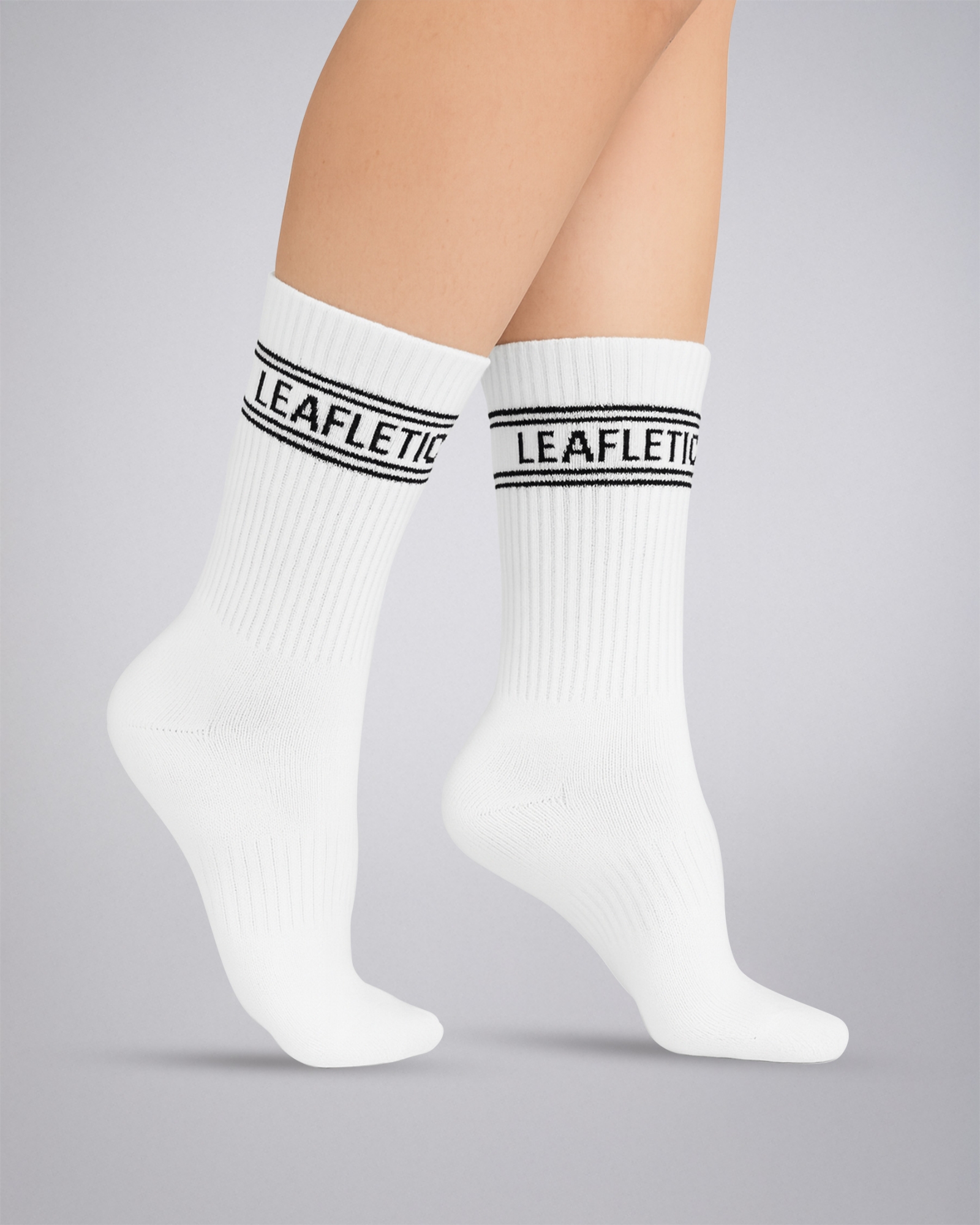 Picture of Leafletic Women's Athletic Socks | Breathable & Comfortable Cotton Blend | Ankle-High Sports Socks for Running & Training | Activewear Socks