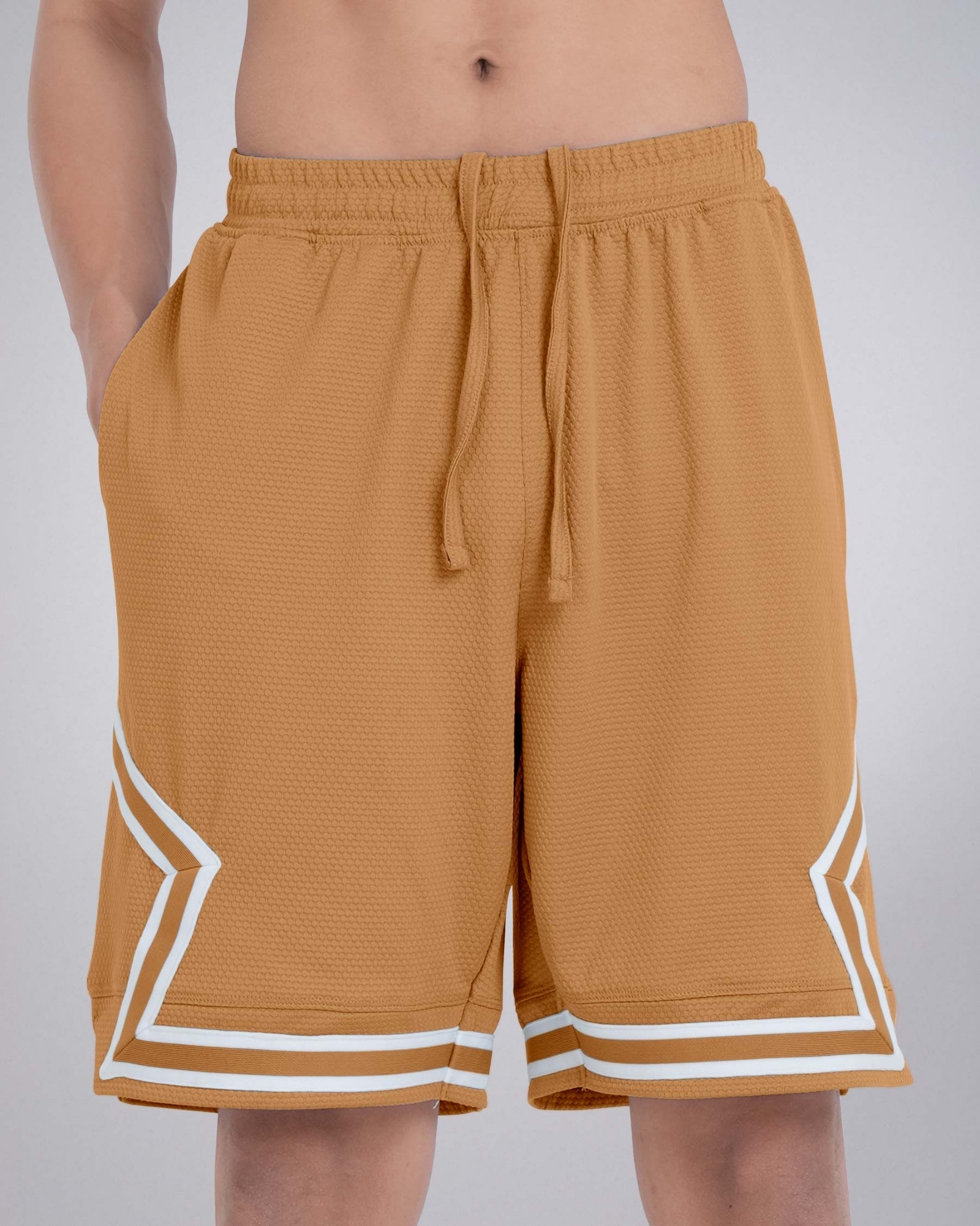 Picture of Pantoneclo Men's Gym Shorts | Lightweight & Breathable Athletic Shorts | Activewear & Workout Training Shorts with Pockets | Sportswear Shorts with Drawstring for Fitness