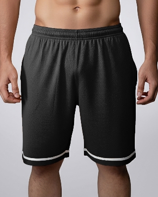 Picture of Pantoneclo Men's Gym Shorts | Lightweight & Breathable Athletic Shorts | Activewear & Workout Training Shorts with Pockets | Sportswear Shorts with Drawstring for Fitness