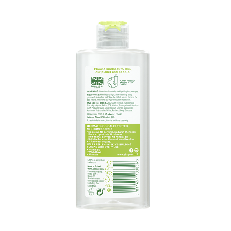 Picture of SIMPLE FC LIQ SOOTHNG BPT UI L21 200ML