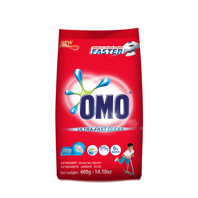 Picture of OMO HS TLHW LAUNDRY PWDR RED UI 400G