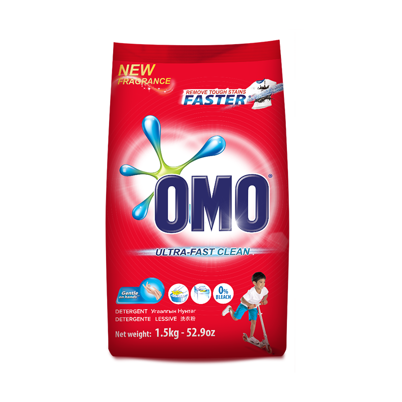 Picture of OMO HS TLHW LAUNDRY PWDR RED UI 1.5KG