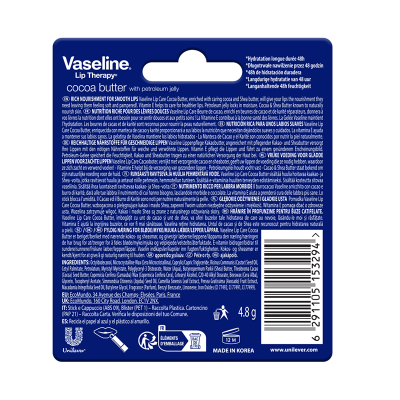 Picture of VASELINE LIP THRPY COCOA EU 4.8G
