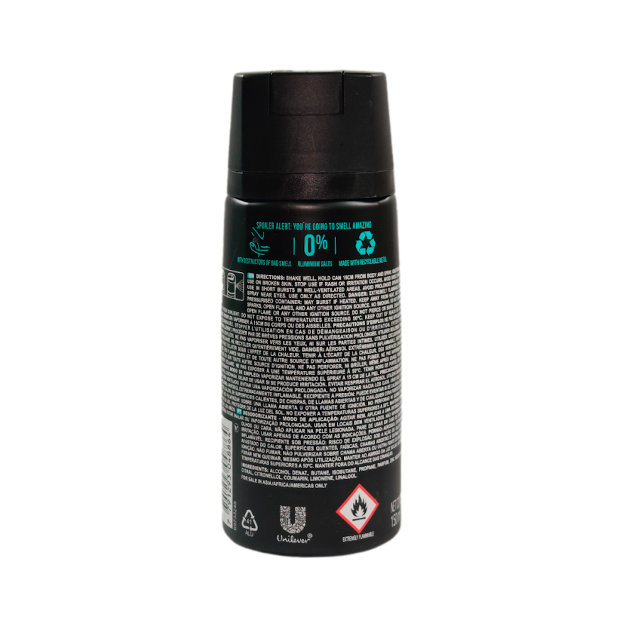 Picture of AXE DEO AER BLACK EAW 150ML