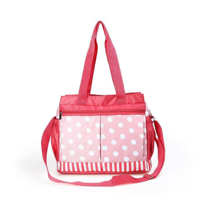 Picture of High-Quality Baby Bag | Foreign Bear Embroidered Mommy Bag Polka Dot New Mother and Baby Bag Waterproof Bag
