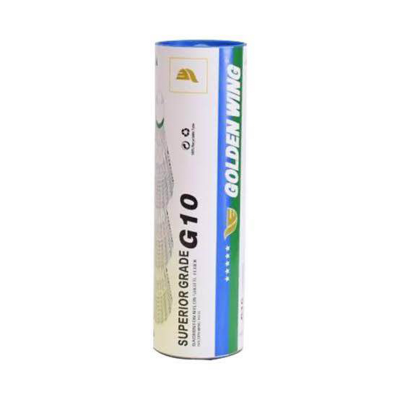 Picture of Golden Wing G10 Superior Grade Nylon Badminton Shuttlecock - Durable Plastic Birdie for Training & Practice | 1 Tube