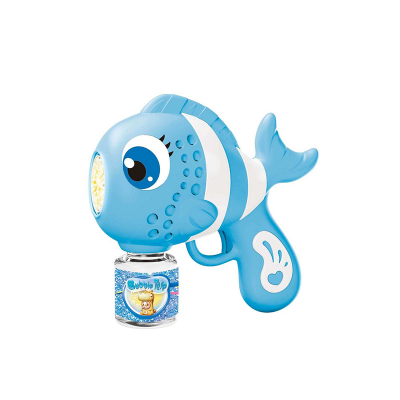 Picture of Clown Fish Electric Bubble Gun Toy Summer Outdoor Plastic Bubble Water Machine