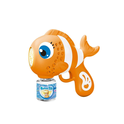 Picture of Clown Fish Electric Bubble Gun Toy Summer Outdoor Plastic Bubble Water Machine