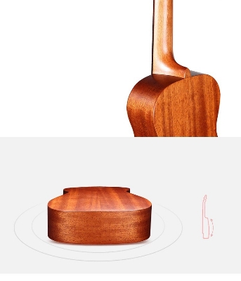Picture of Mahogany Ukulele Guitar for Beginners Low Price