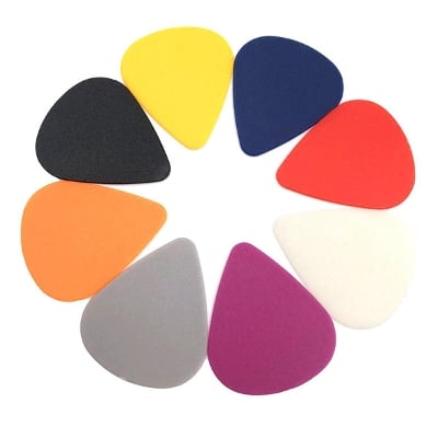 Picture of Smooth ABS Guitar Picks Plectrum 3 picks with Box