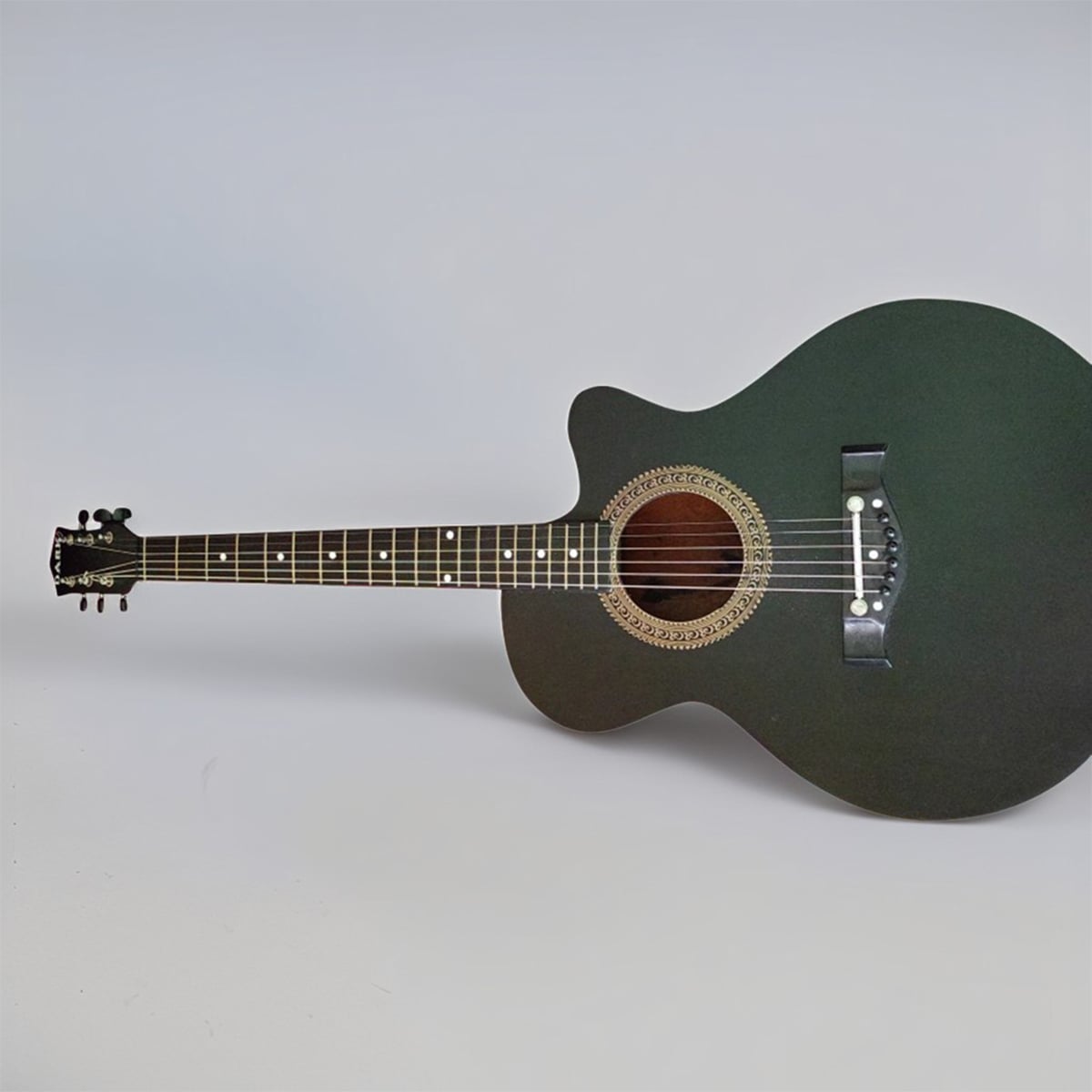 Picture of Dark DK-100B Best Beginner choice Premium Acoustic Guitar + Bag + Picks - Black