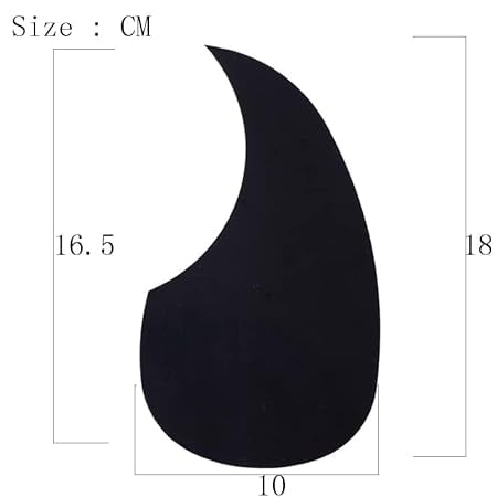 Picture of Acoustic guitar black bird-shaped guard plate