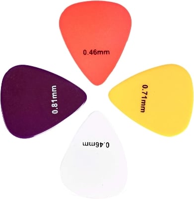 Picture of Matte Guitar Picks Acoustic Electric Bass Plectrum Mediator Guitar Accessories Thickness 0.58