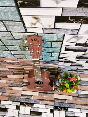 Picture of A.xe ukulele Concert Size 24 inc with bag , picks and belt