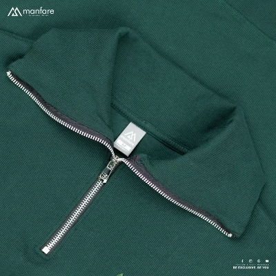 Picture of Half Zipper Old Money Sweater | Premium Rib Fabrics | MF-643